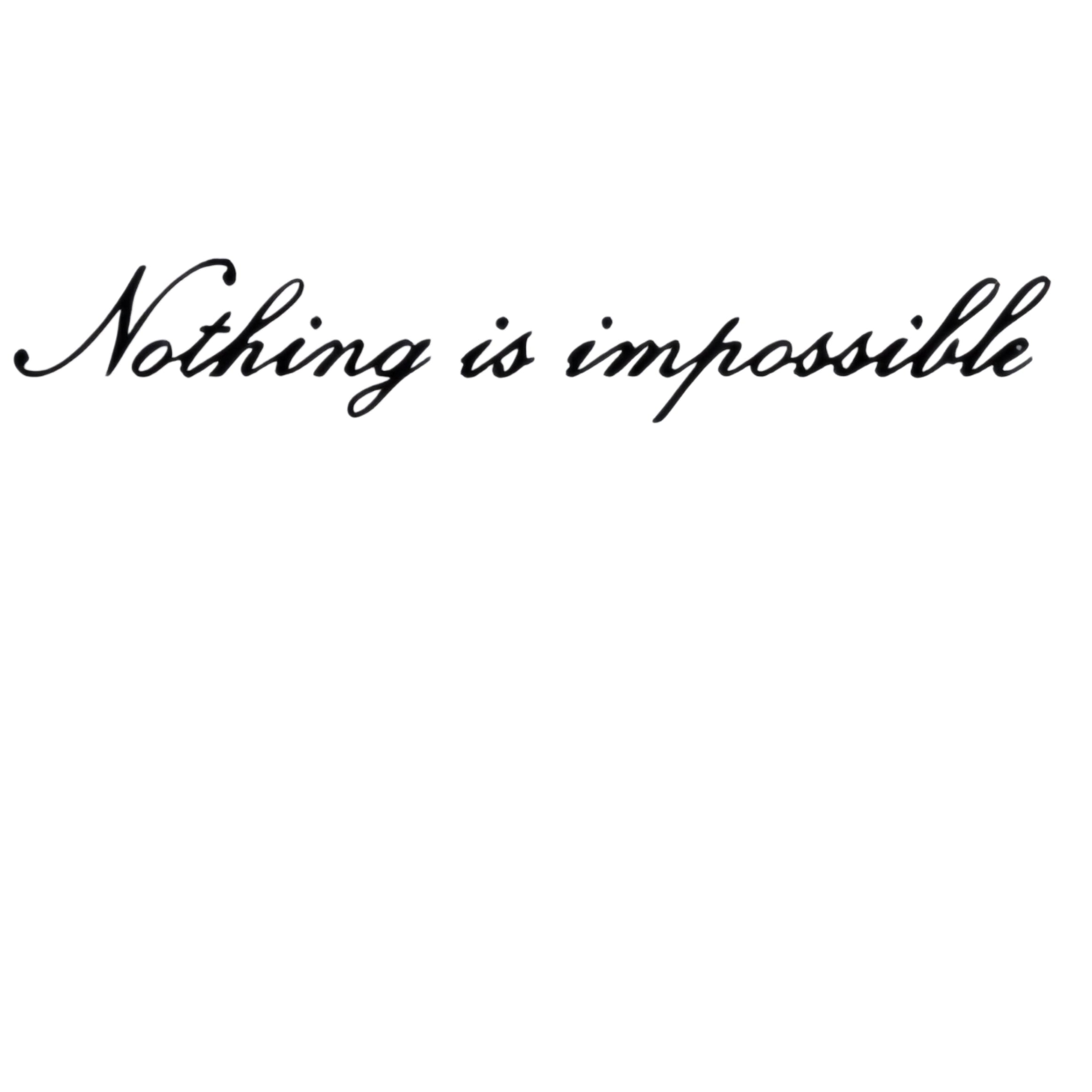 NOTHING IS IMPOSSIBLE - Nessun limite